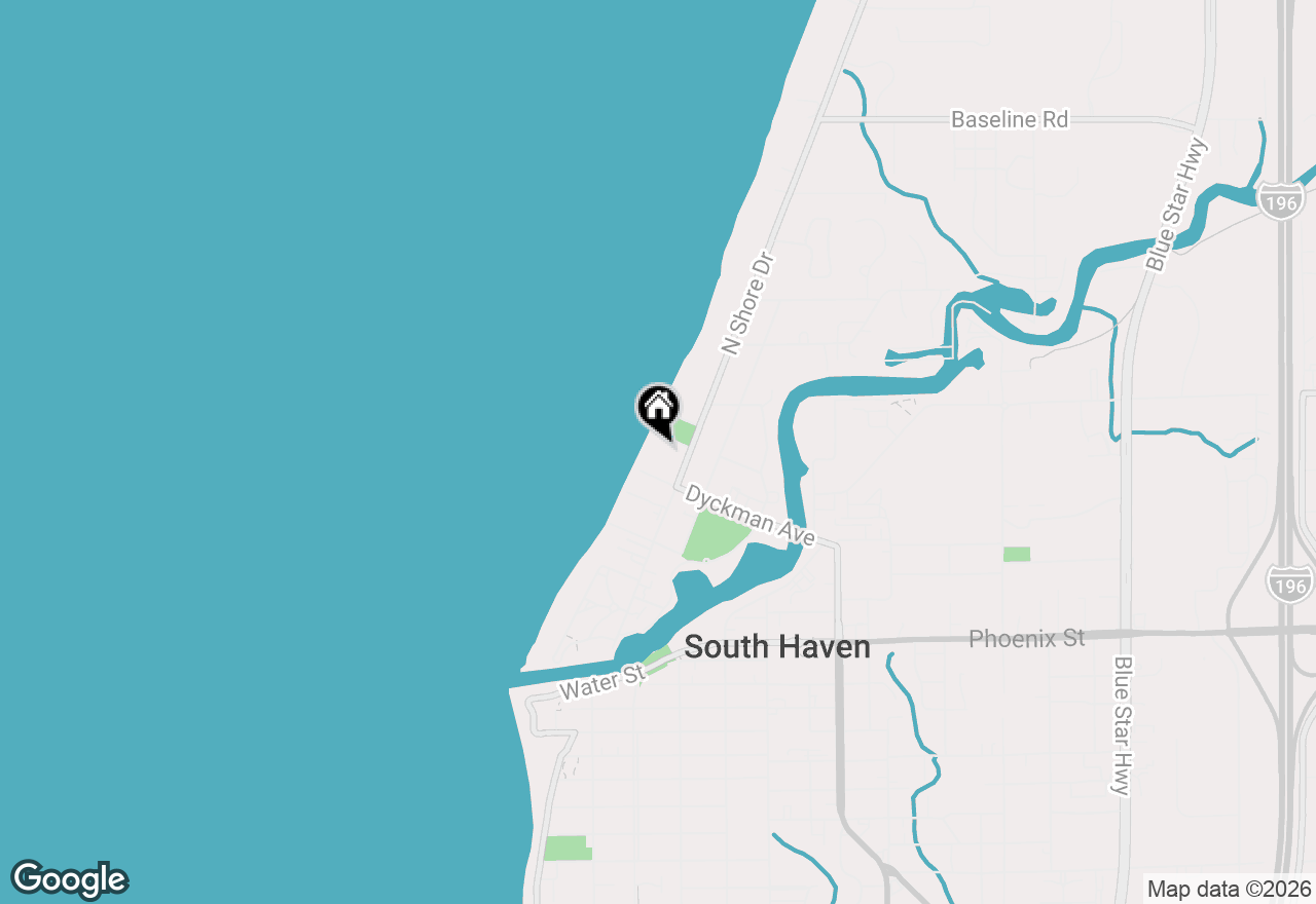 Map of 223 North Shore Drive #212, South Haven, MI 49090