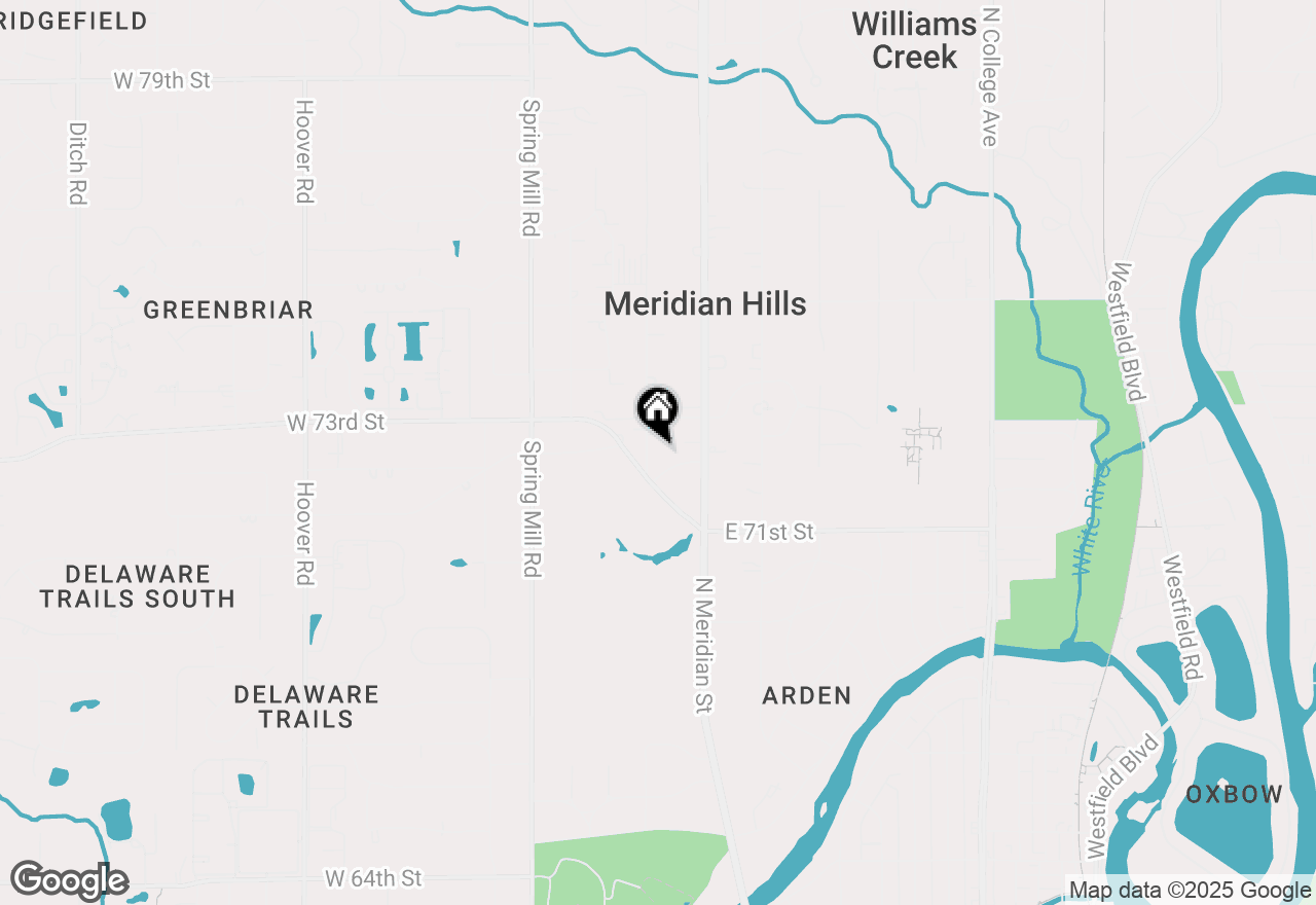 Map of 7233 N Illinois Street, Indianapolis, IN 46260