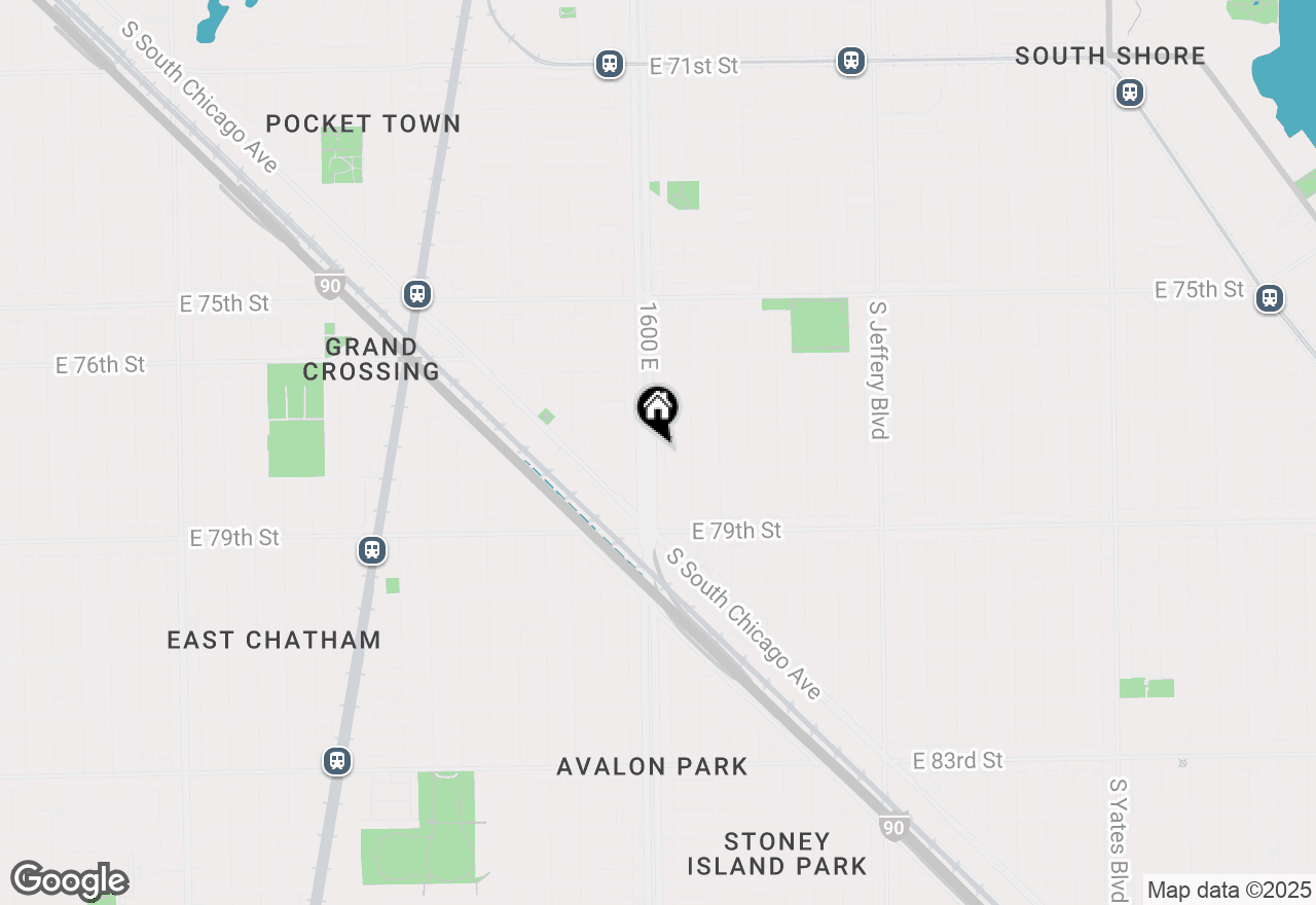 Map of 7739 S Stony Island Avenue, Chicago, IL 60649