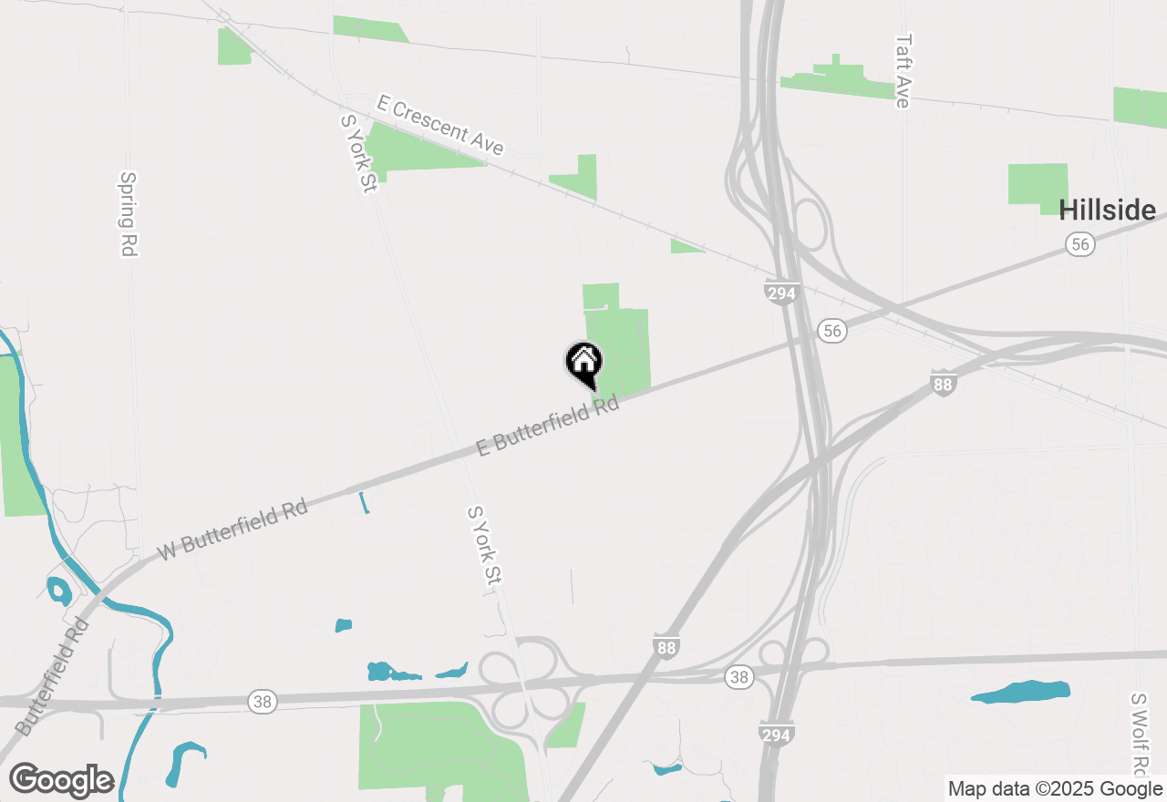 Map of 353 E Butterfield Road, Elmhurst, IL 60126