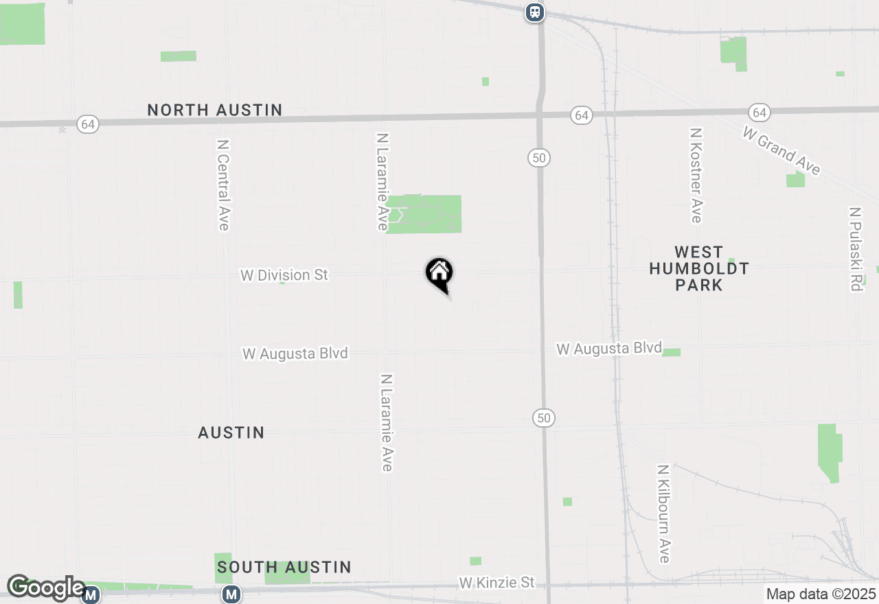 Map of 1114 N Lawler Avenue #2, Chicago, IL 60651