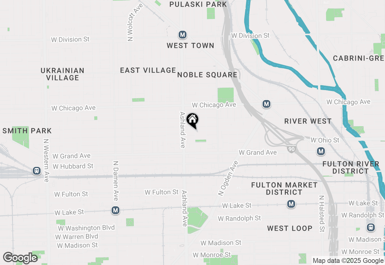 Map of 1507 W Erie Street, Chicago, IL 60642