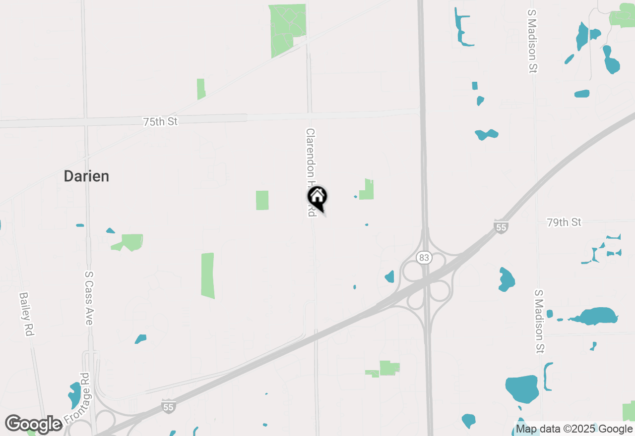 Map of 7831 Clarendon Hills Road, Willowbrook, IL 60527