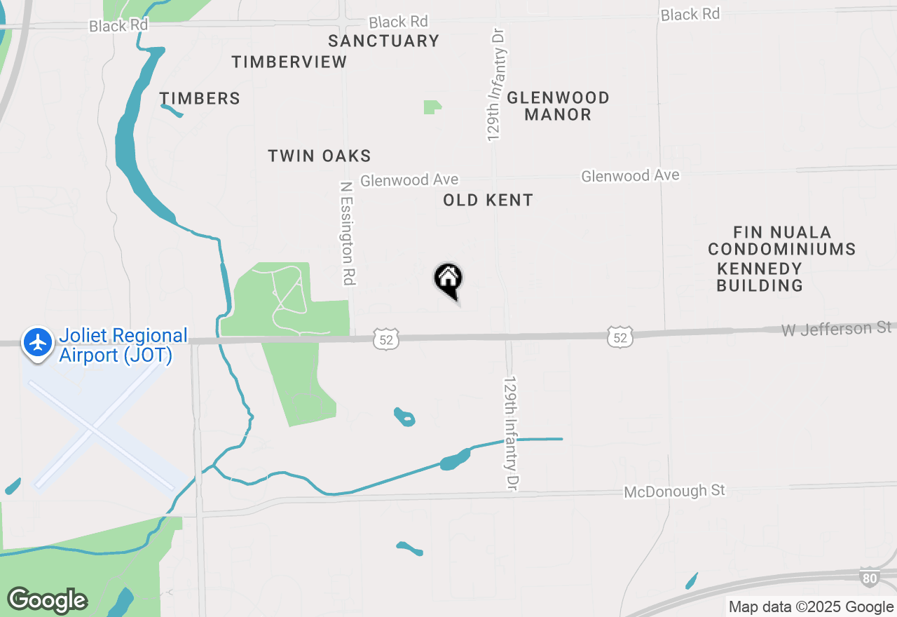 Map of 2891 Heritage Drive #1A, Joliet, IL 60435