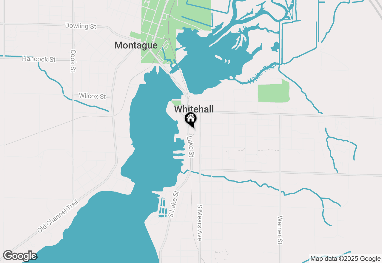 Map of 116 W Slocum Street, Whitehall, MI 49461