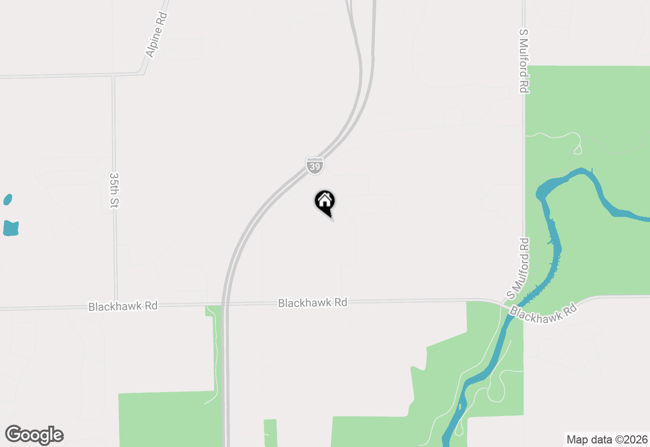 Map of 5687 Grey Dove Court, Rockford, IL 61109
