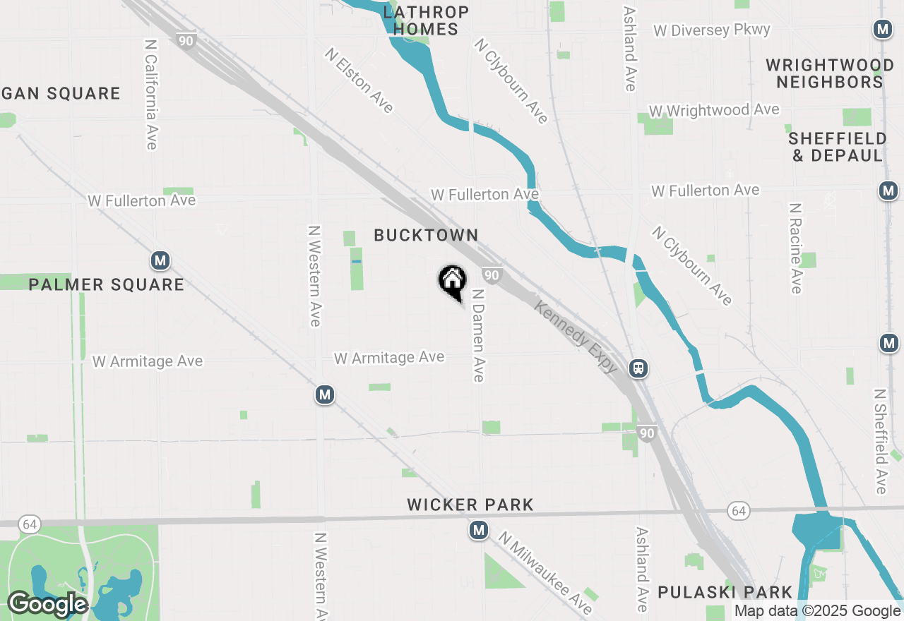 Map of 2035 W Charleston Street #205, Chicago, IL 60647