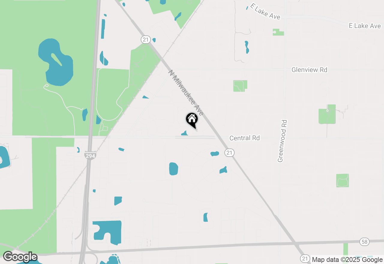 Map of 600 Naples Court #110, Glenview, IL 60025