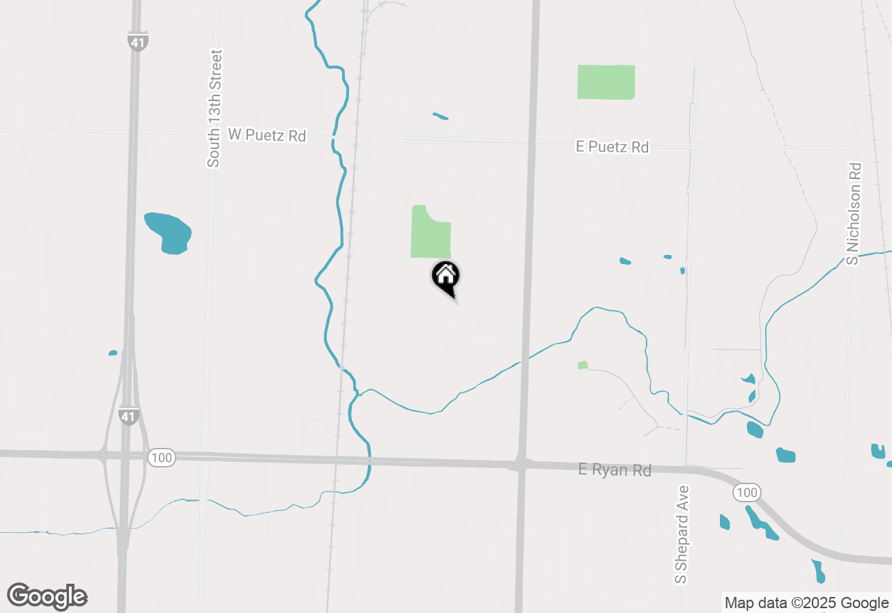 Map of 9101 S Aspen Dr #8, Oak Creek, WI 53154