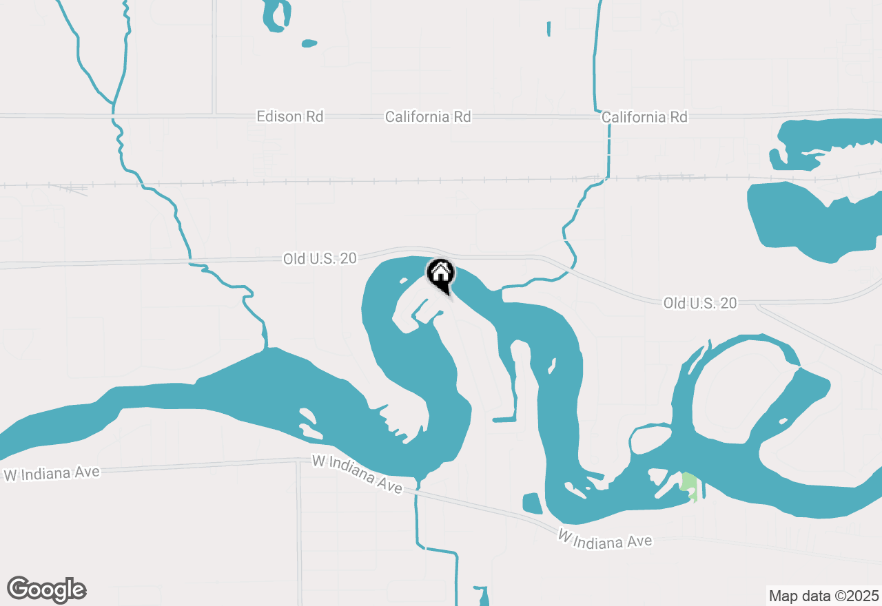 Map of 55642 Eberly Place, Elkhart, IN 46516