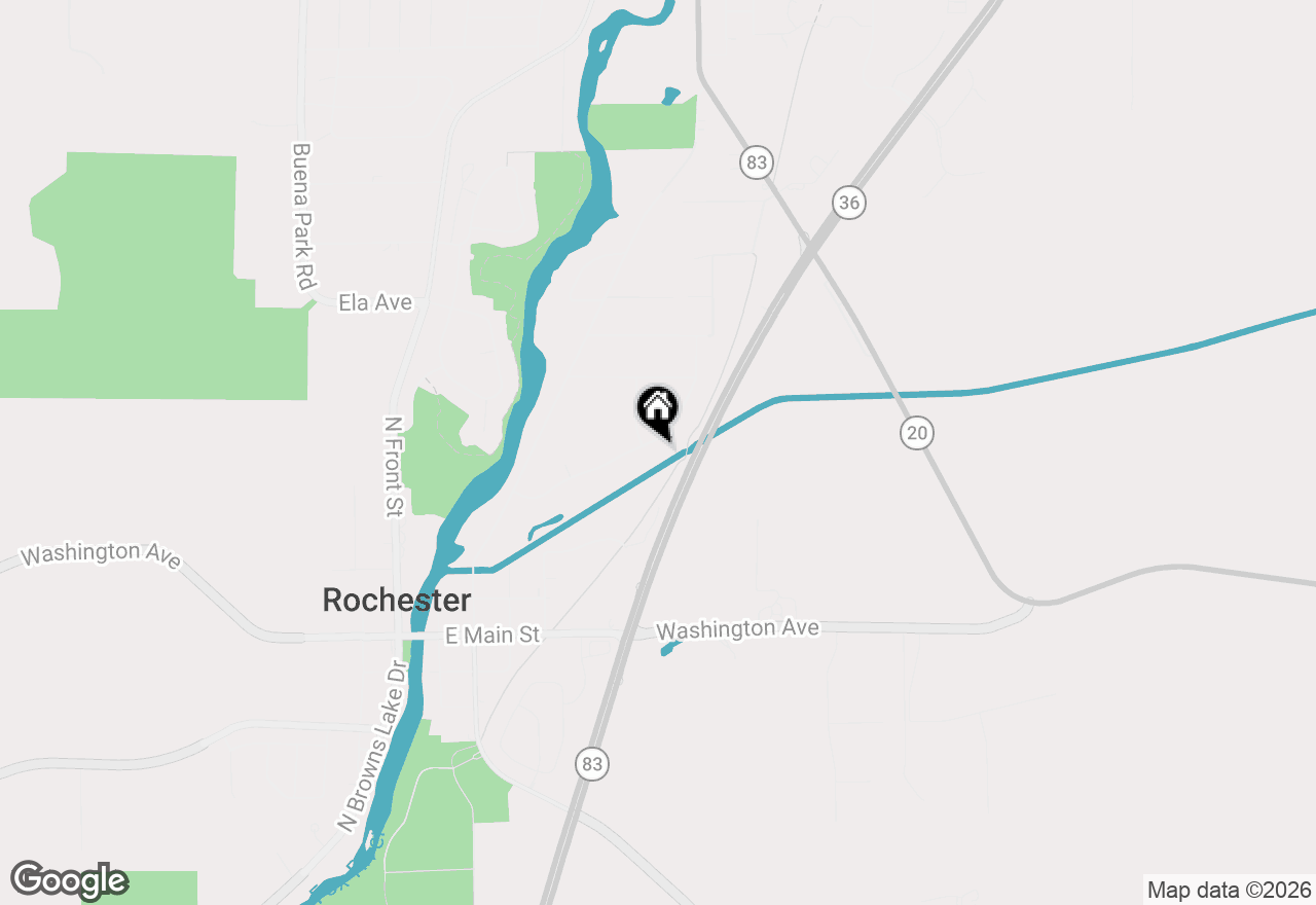 Map of 705 Fox Knoll Dr, Waterford, WI 53185