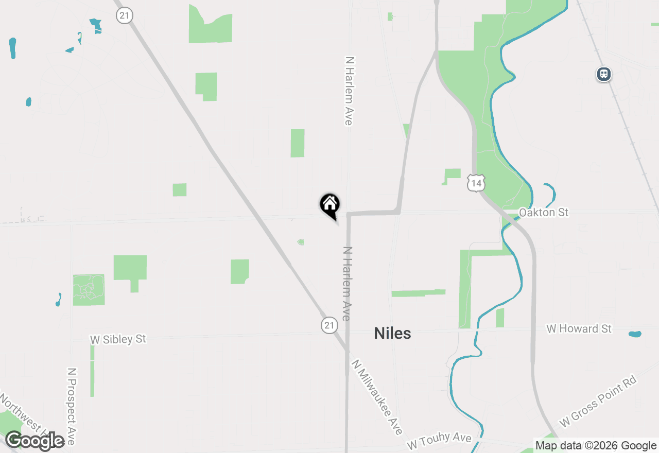 Map of 7938 N Oconto Avenue, Niles, IL 60714