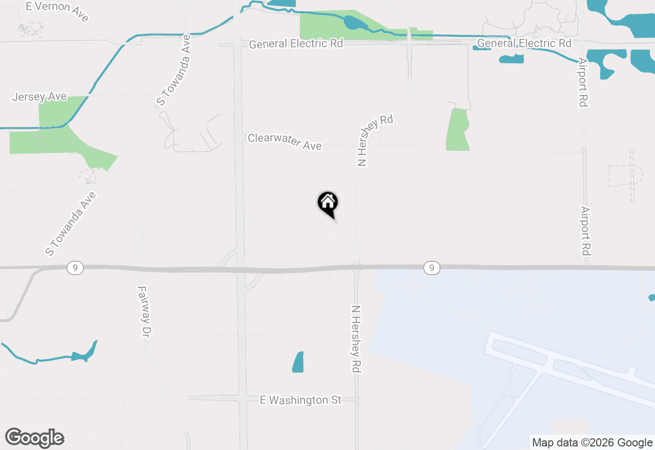 Map of 1208 Gettysburg Drive, Bloomington, IL 61704