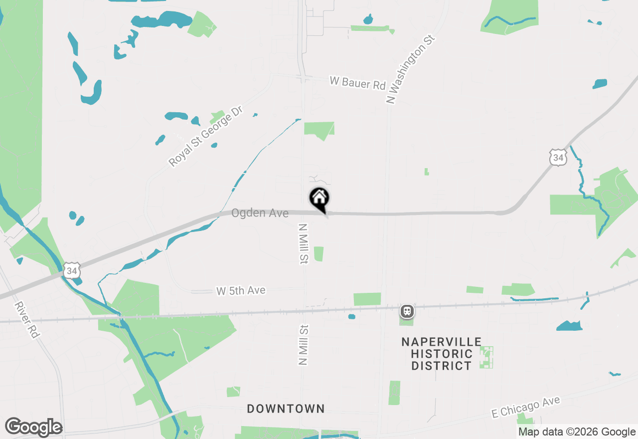 Map of 381 Pearson Circle, Naperville, IL 60563