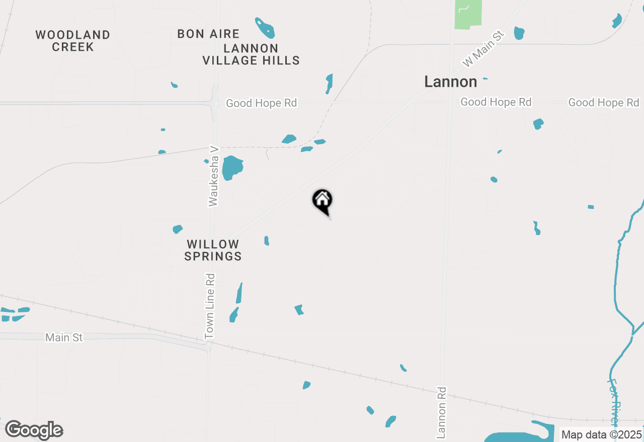 Map of W214N6684 Fairview Dr, Menomonee Falls, WI 53051