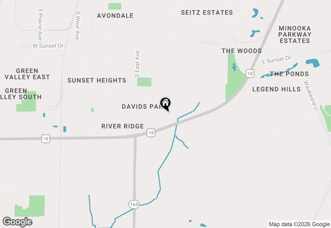 Map of 2028 Smart Ct #73, Waukesha, WI 53189