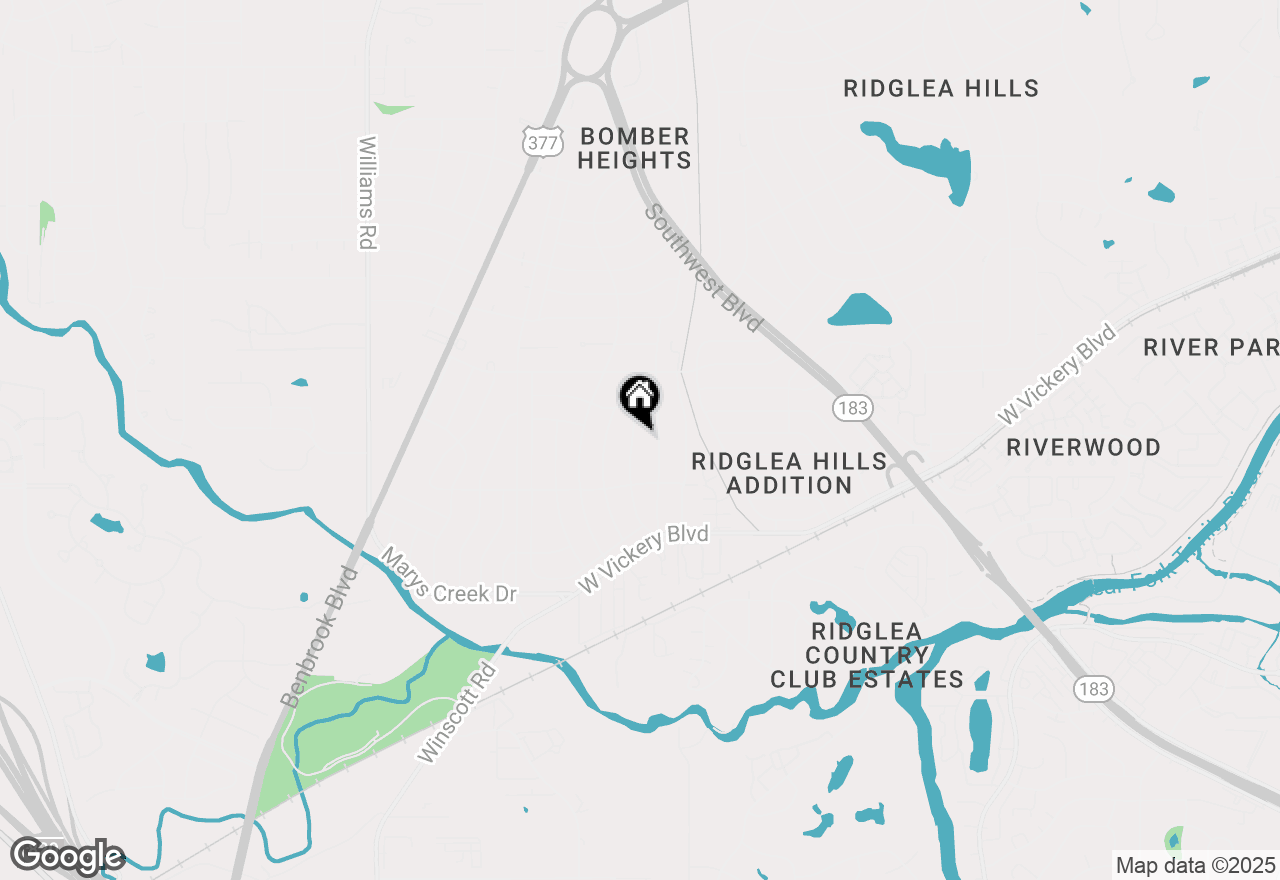 Map of 4901 Roanoke Street, Fort Worth, TX 76116