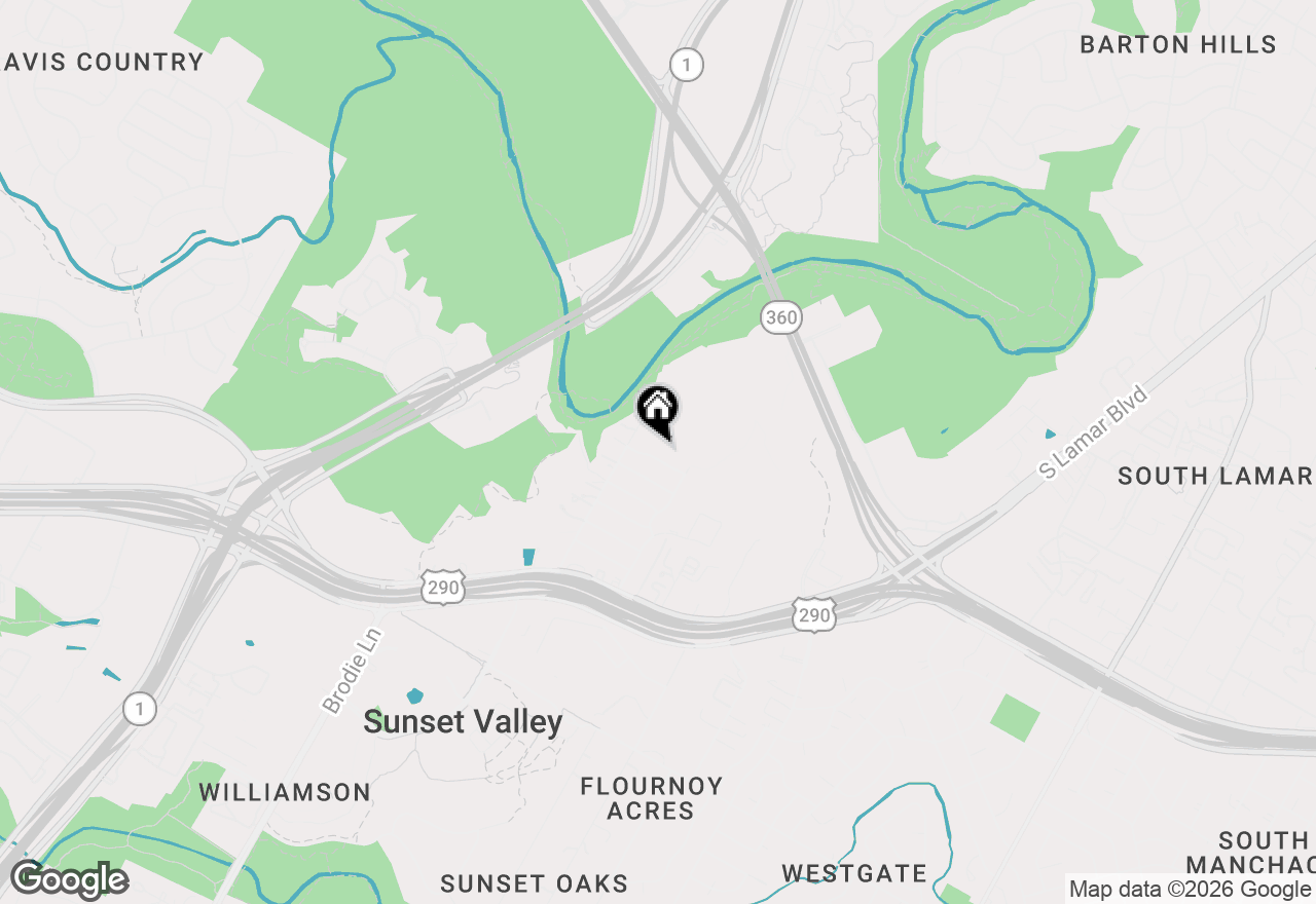 Map of 3210 Cupid Dr, Austin, TX 78735