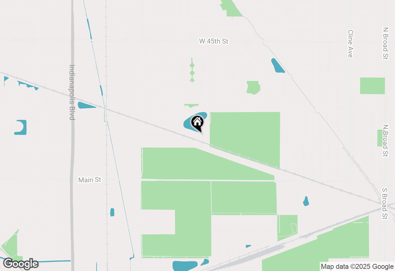 Map of 3144 Lakeside Drive, Highland, IN 46322