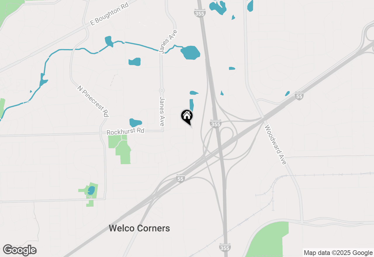 Map of 755 Rockhurst Road, Bolingbrook, IL 60440