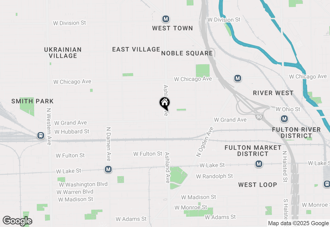 Map of 526 N Ashland Avenue, Chicago, IL 60622