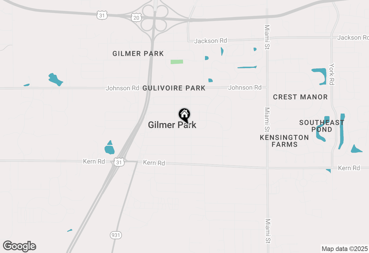 Map of 19629 Gilmer Street, South Bend, IN 46614