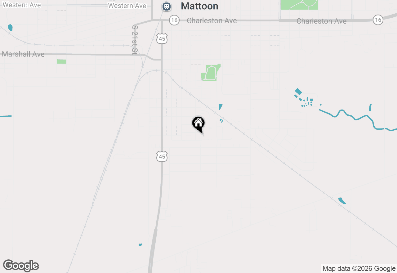 Map of 1409 S 14th Street, Mattoon, IL 61938