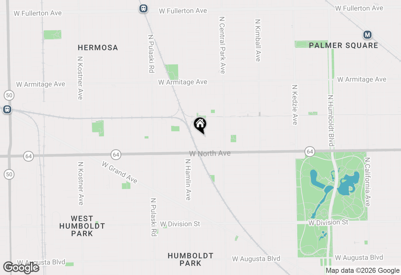 Map of 3721 W Wabansia Avenue, Chicago, IL 60647