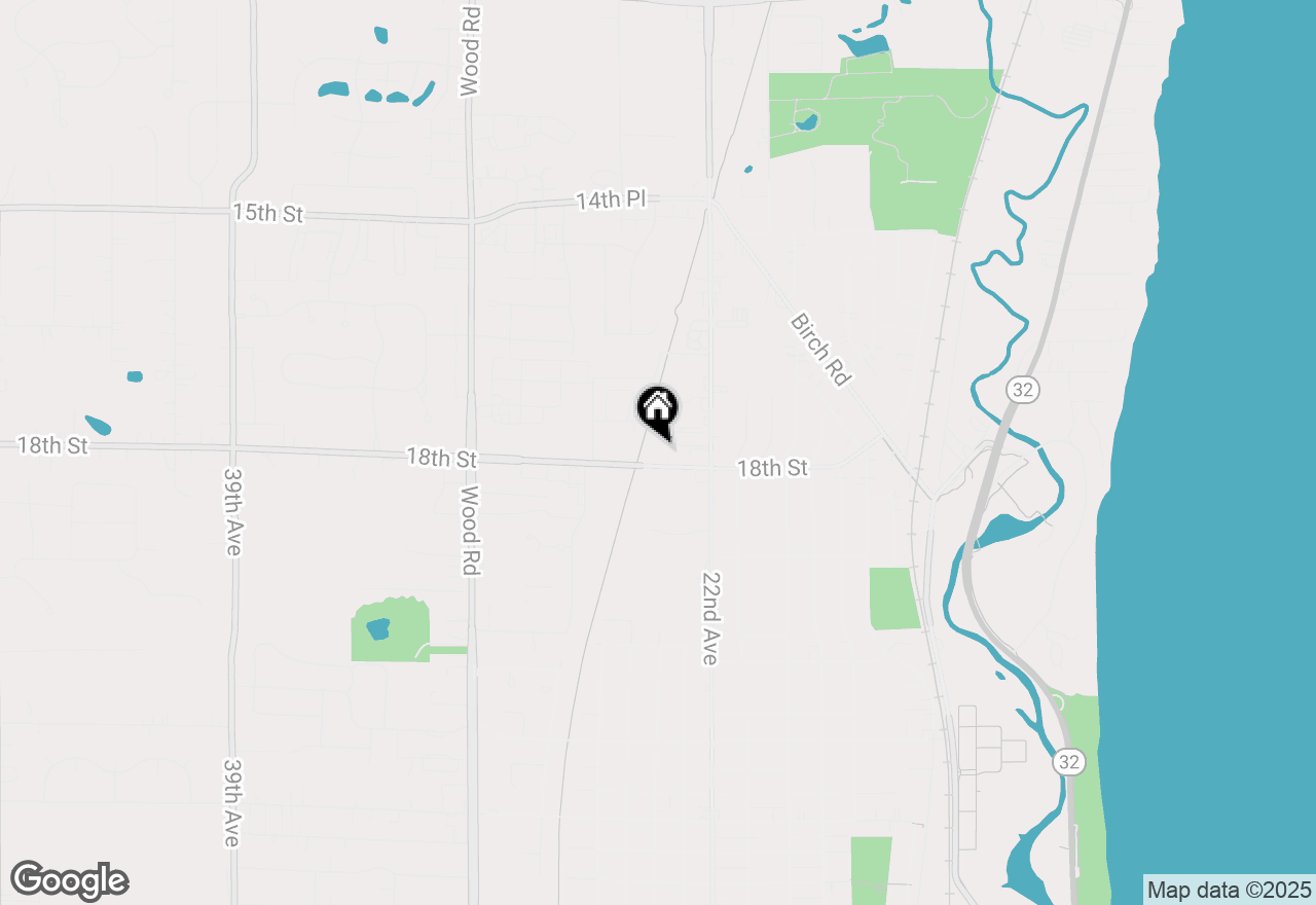 Map of 2324 18th Street, Kenosha, WI 53140