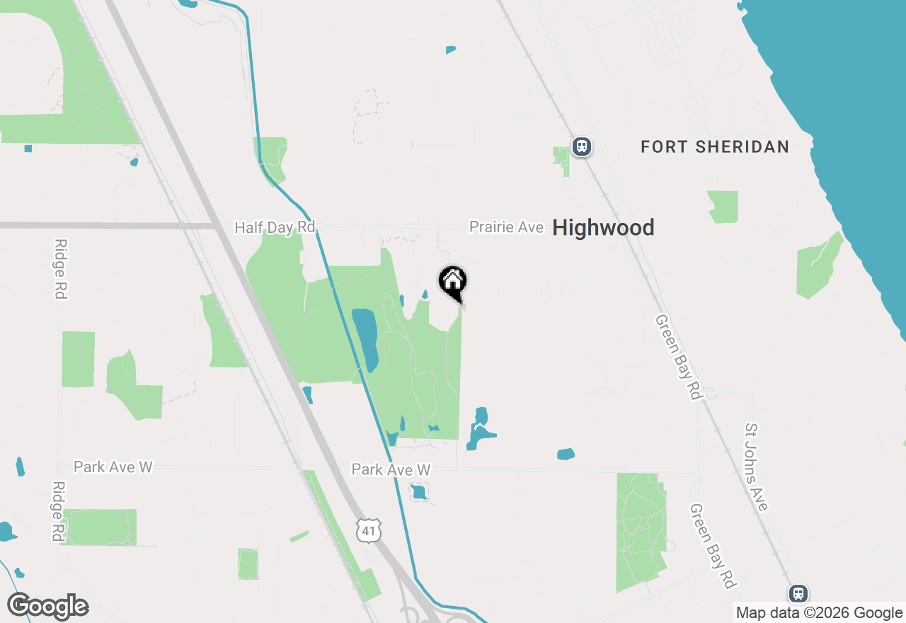 Map of 940 Augusta Way #105, Highland Park, IL 60035