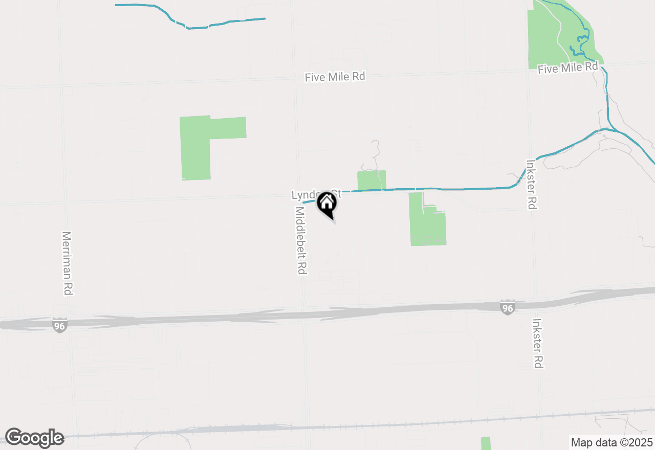 Map of 29222 Oriole Street, Livonia, MI 48154