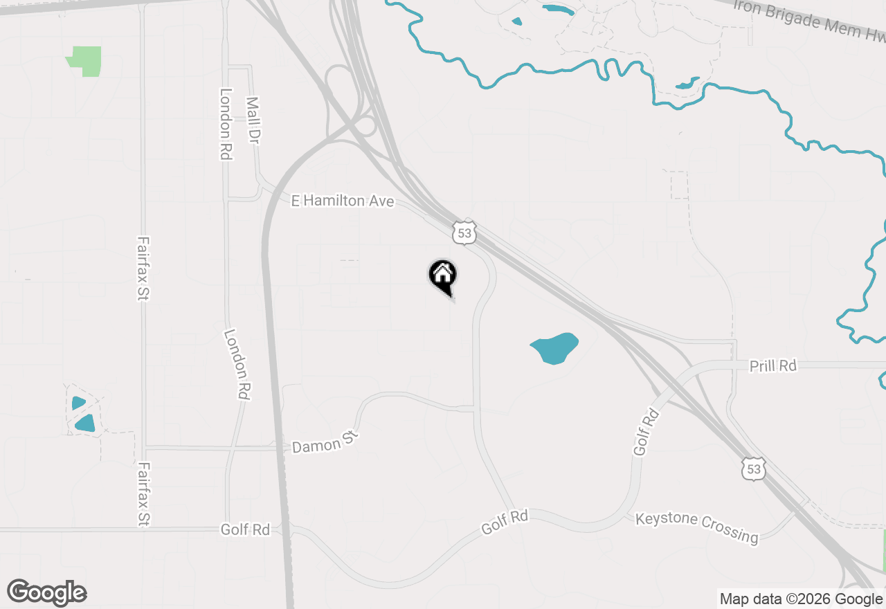 Map of 3538 Cypress St, Eau Claire, WI 54701