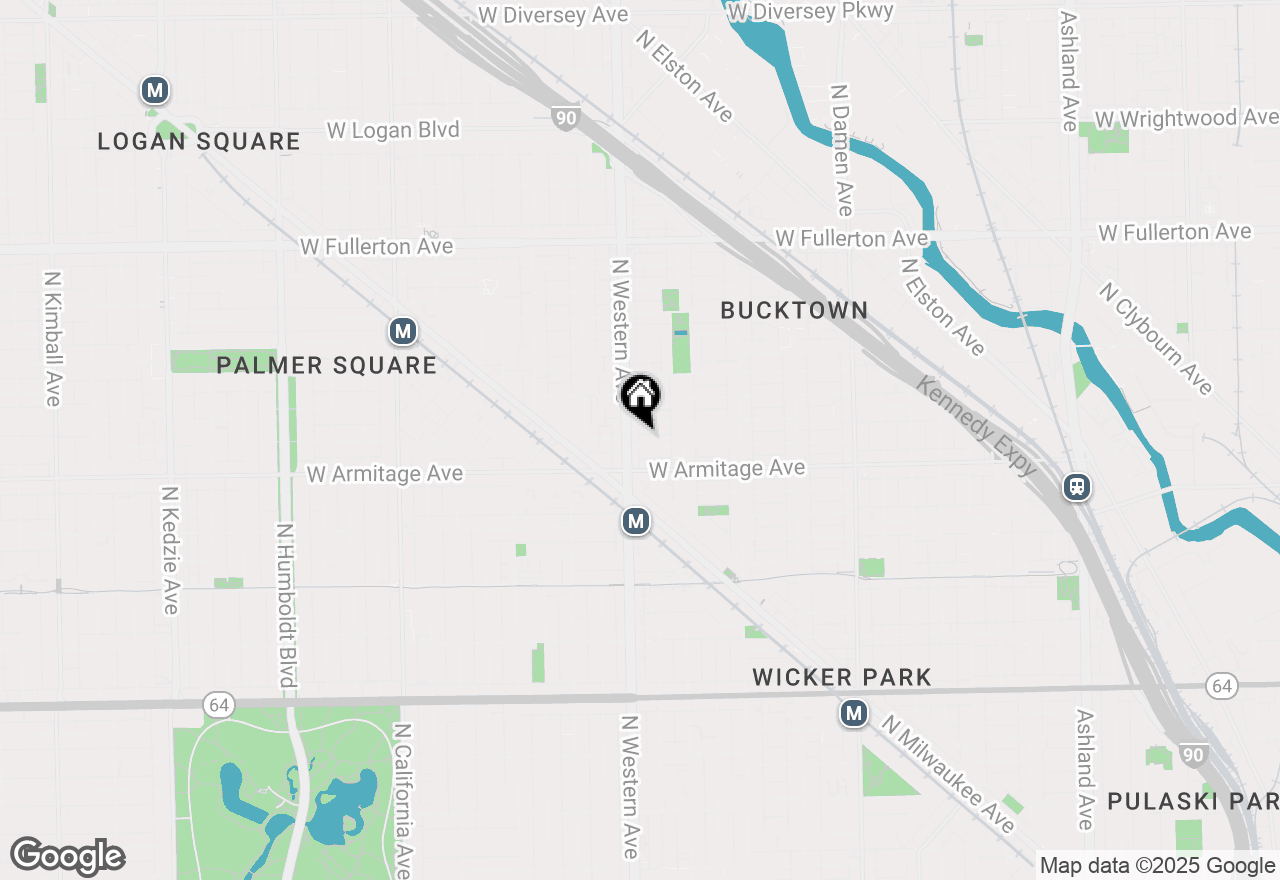 Map of 2346 W Mclean Avenue #GF, Chicago, IL 60647