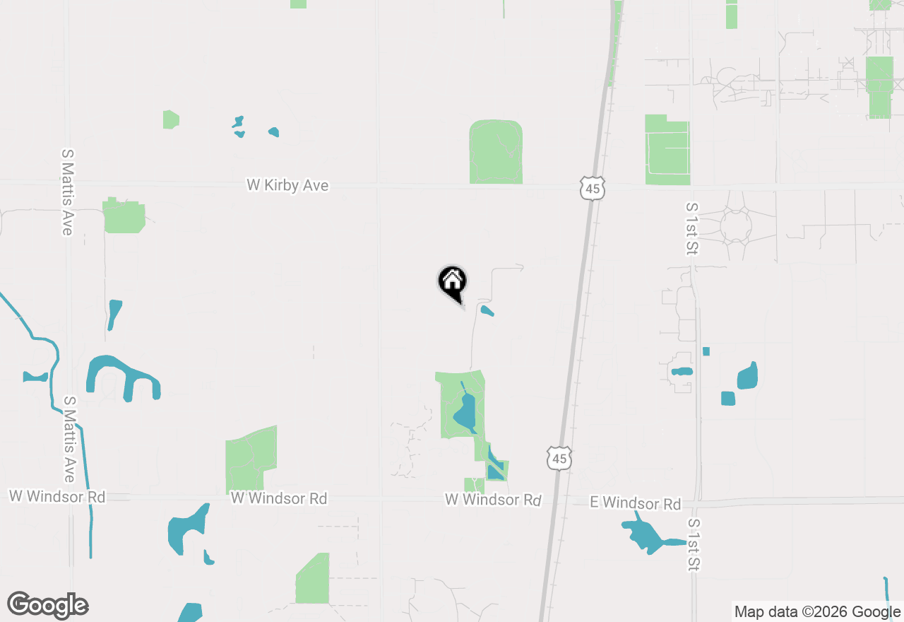 Map of 37 Ashley Lane, Champaign, IL 61820