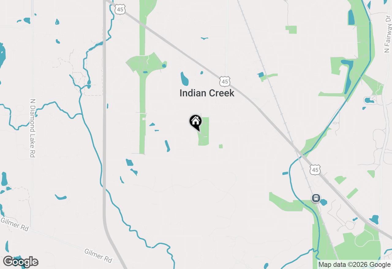 Map of 221 E Lakeside Drive, Vernon Hills, IL 60061