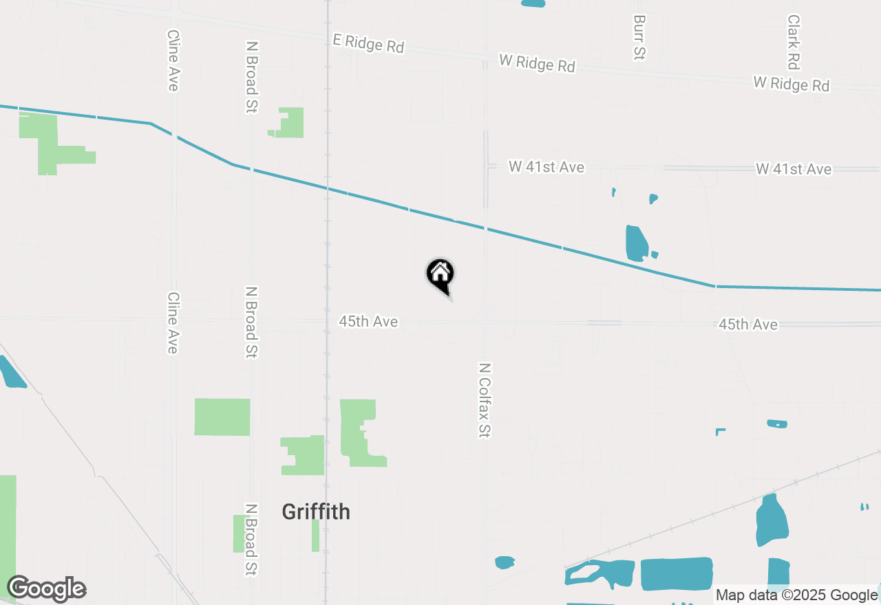 Map of 926 N Glenwood Avenue, Griffith, IN 46319
