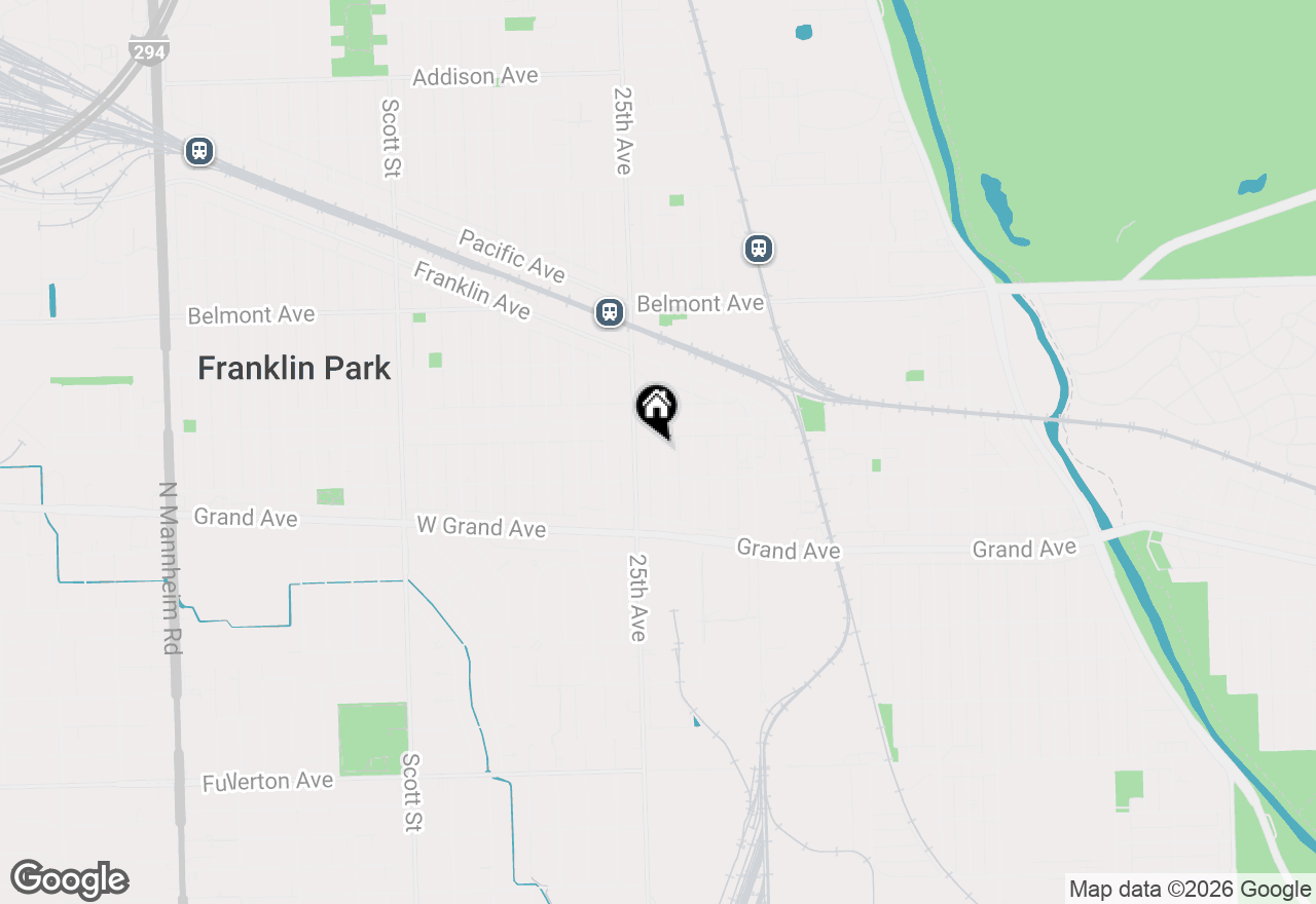 Map of 2920 Pearl Street, Franklin Park, IL 60131