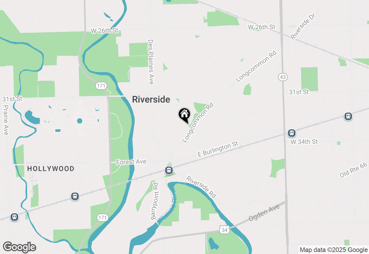 Map of 130 Nuttall Road, Riverside, IL 60546