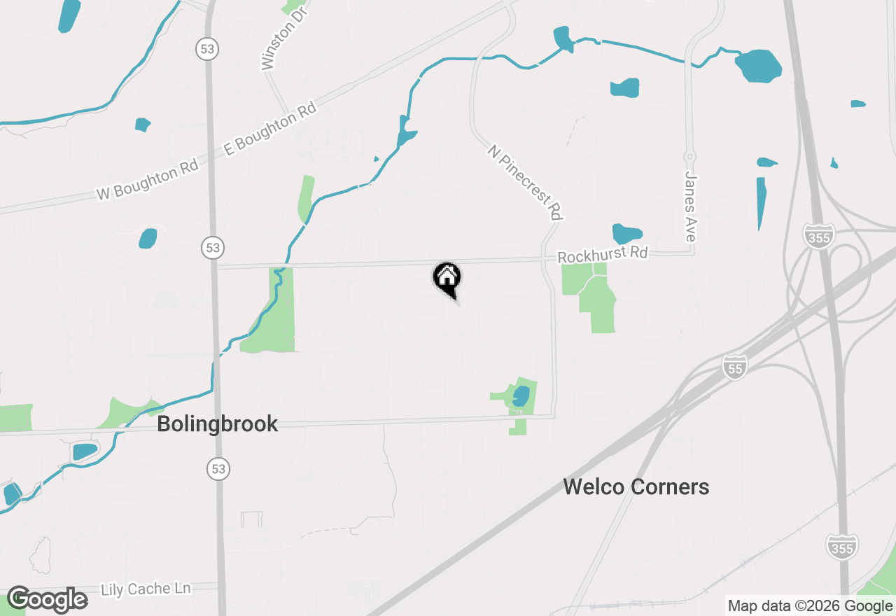 Map of 220 N Ashbury Avenue, Bolingbrook, IL 60440