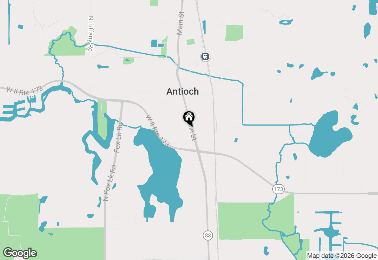 Map of 1084 Main Street, Antioch, IL 60002