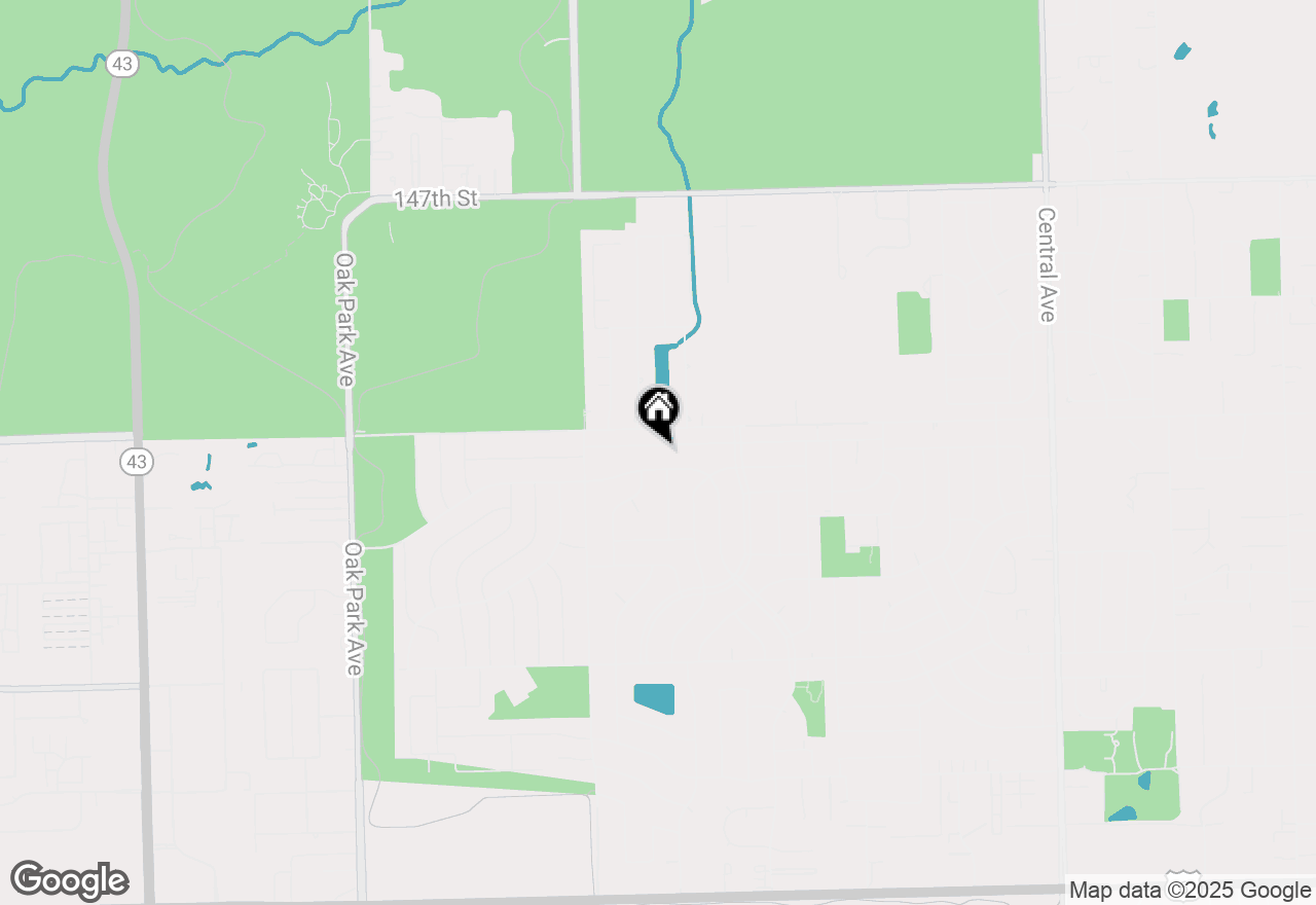 Map of 6233 El Morro Lane, Oak Forest, IL 60452