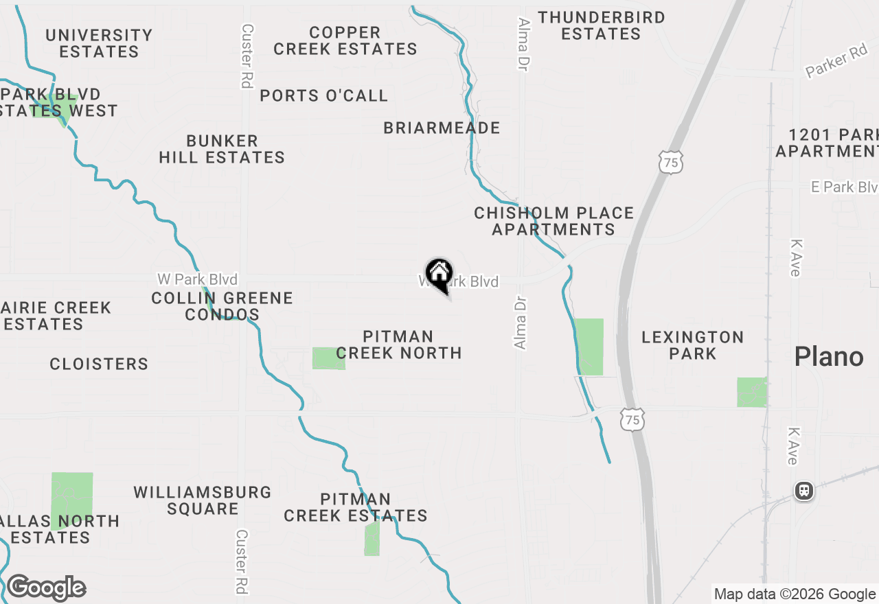 Map of 1421 Sacramento Terrace, Plano, TX 75075