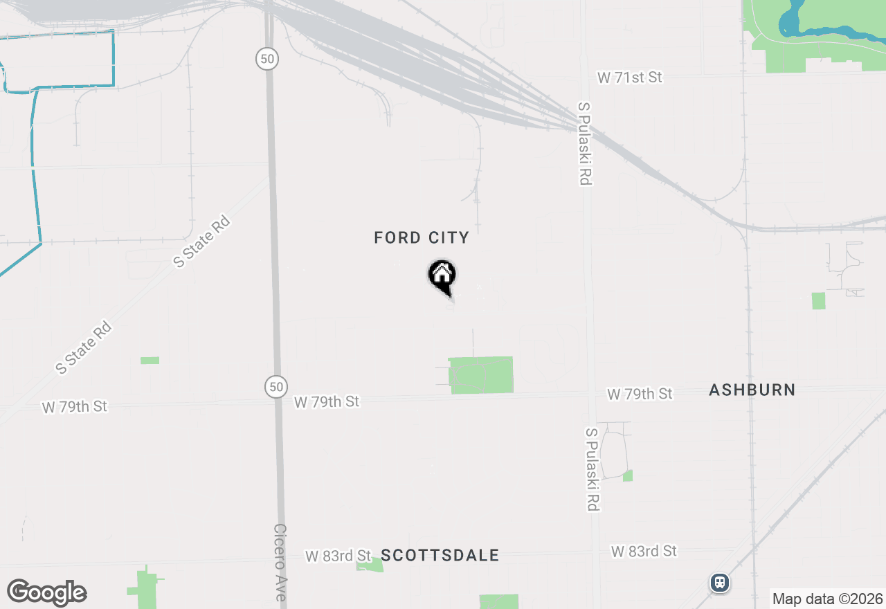 Map of 4350 W Ford City Drive #B1-307, Chicago, IL 60652