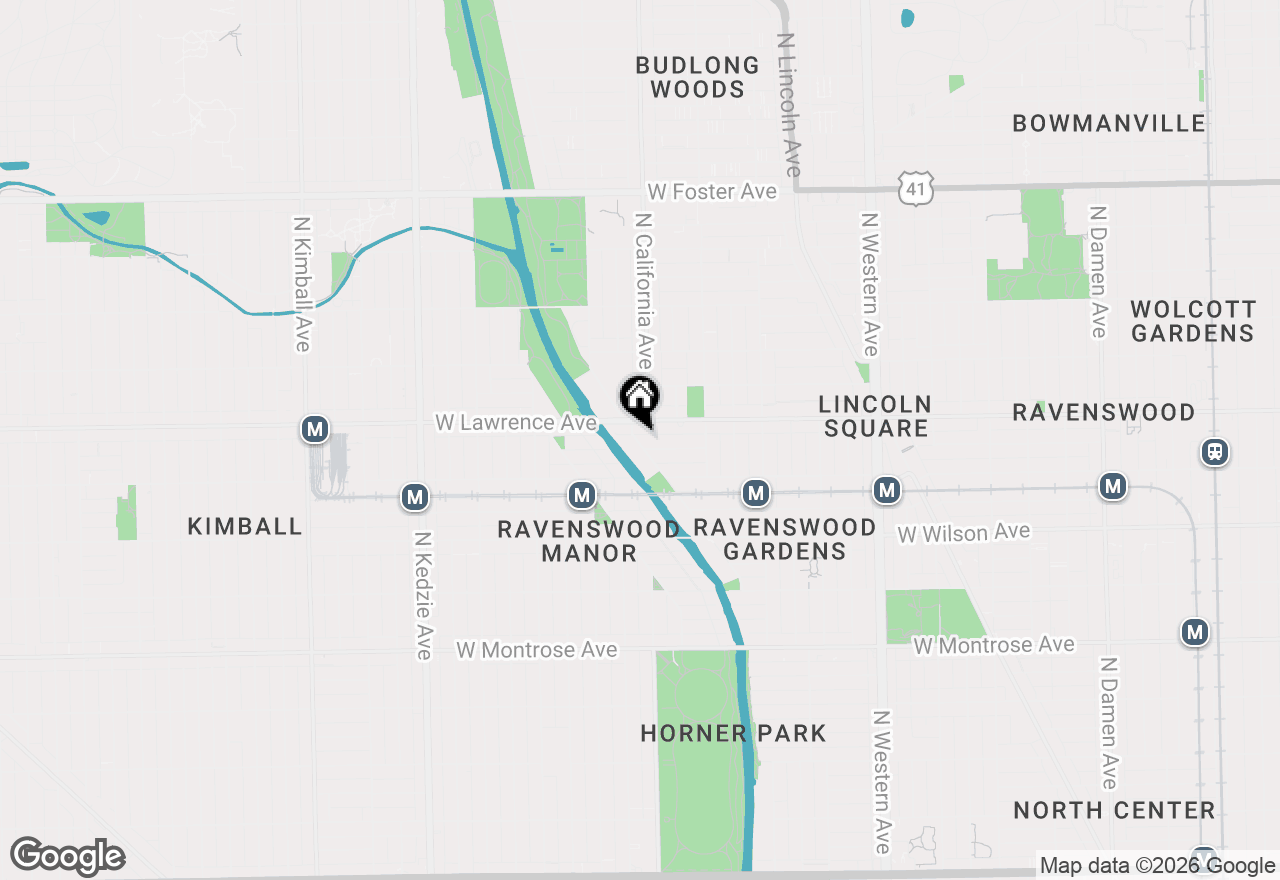 Map of 4747 N Virginia Avenue #1, Chicago, IL 60625