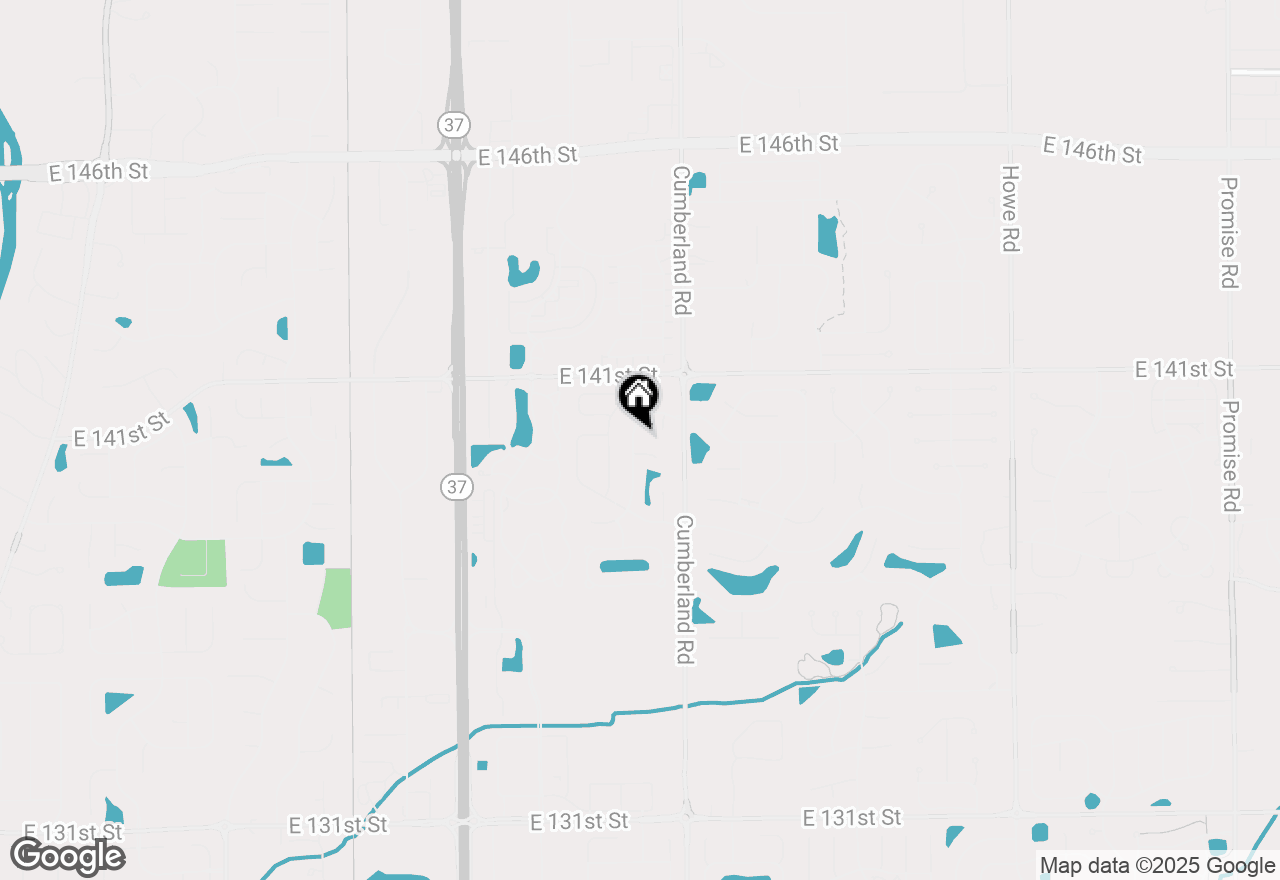 Map of 13971 Bruddy Drive, Fishers, IN 46038