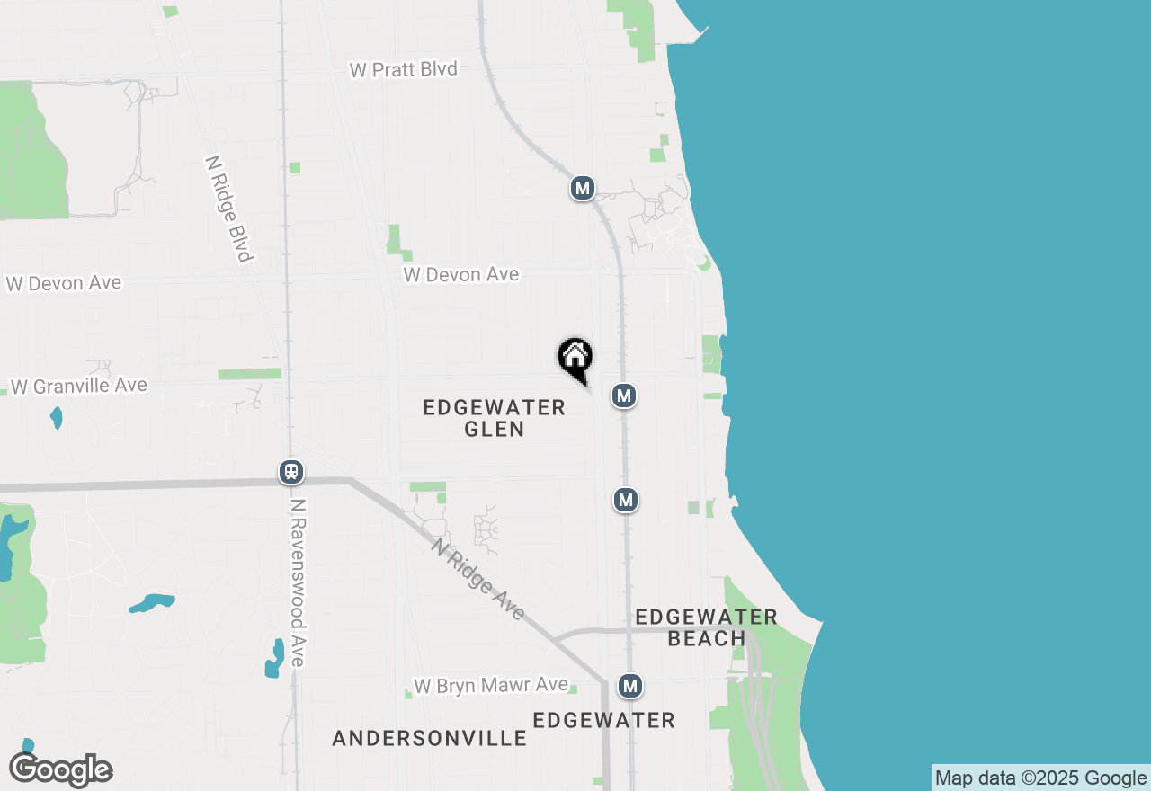 Map of 1224 W Hood Avenue #2, Chicago, IL 60660