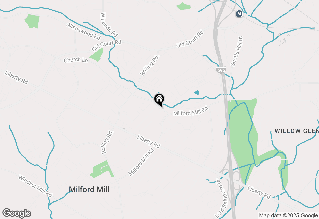 Map of 8123 Church Lane, Windsor Mill, MD 21244