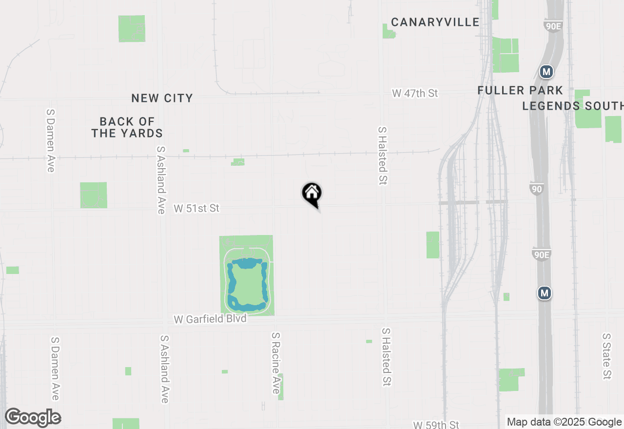 Map of 5116 S Carpenter Street, Chicago, IL 60609