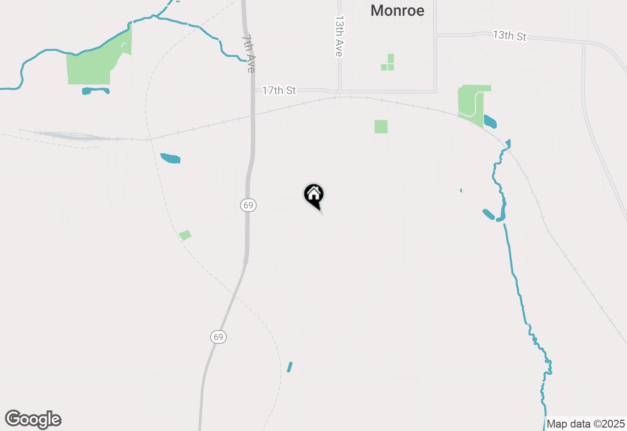 Map of 2612 11th Avenue, Monroe, WI 53566