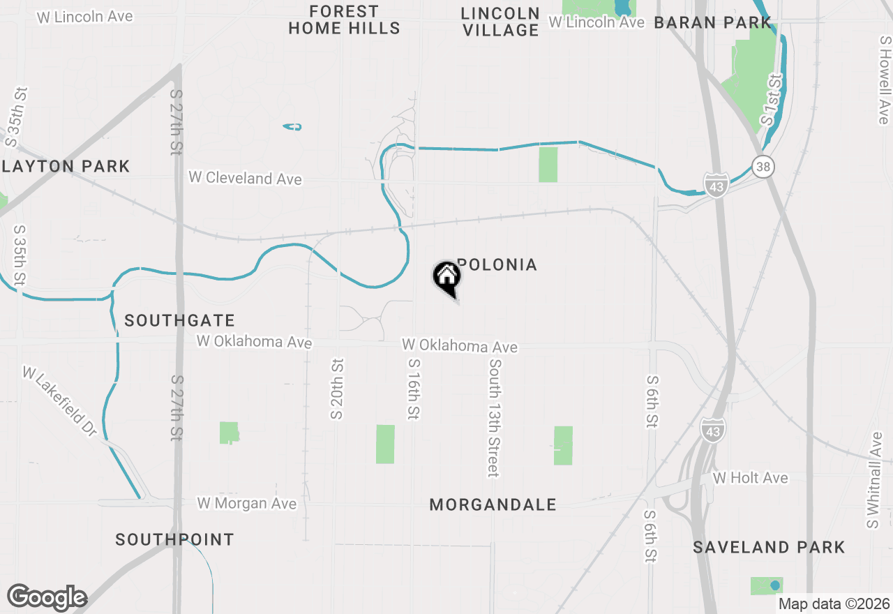 Map of 3003 S 15th St, Milwaukee, WI 53215